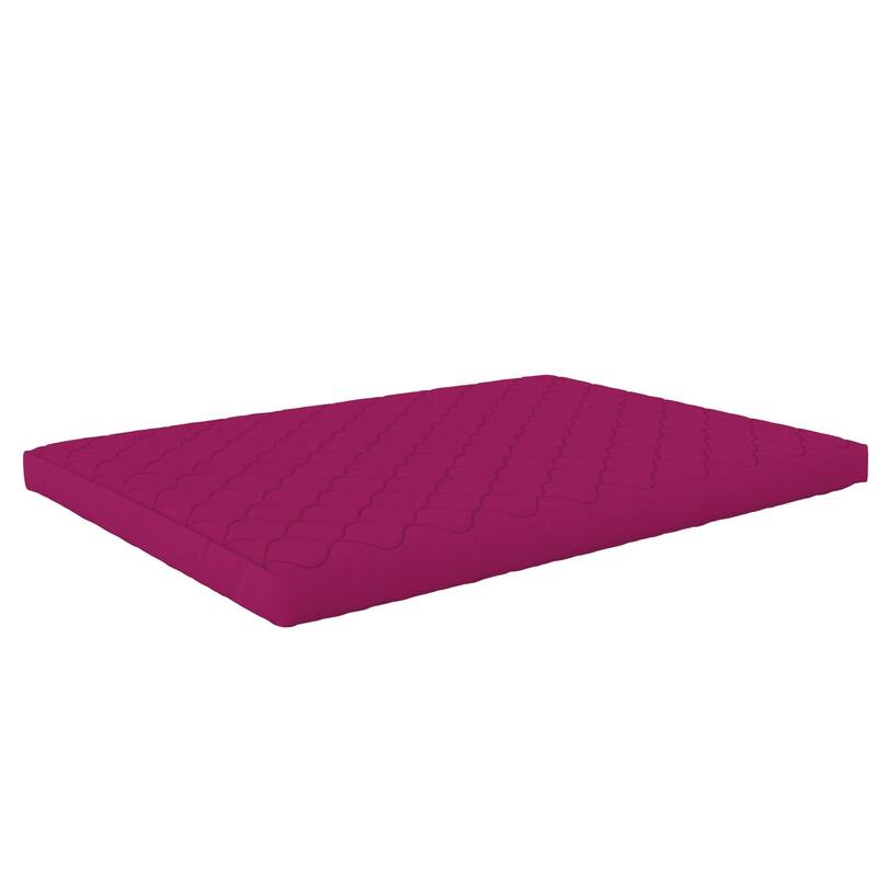 Avenue Greene Zion 6" Polyester Filled Quilted Top Bunk Bed Mattress - Pink - Full