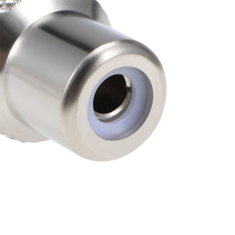 10PCS Alloy BNC Female to RCA Female Adapter Straight Connector for CCTV Security Camera
