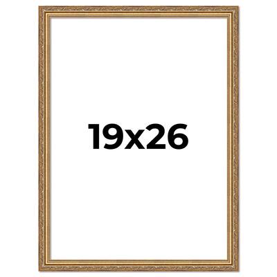 19x26 Frame Red Solid Wood Picture Frame Width 1.75 Inches | Interior Frame Depth 1 13/16 Inches