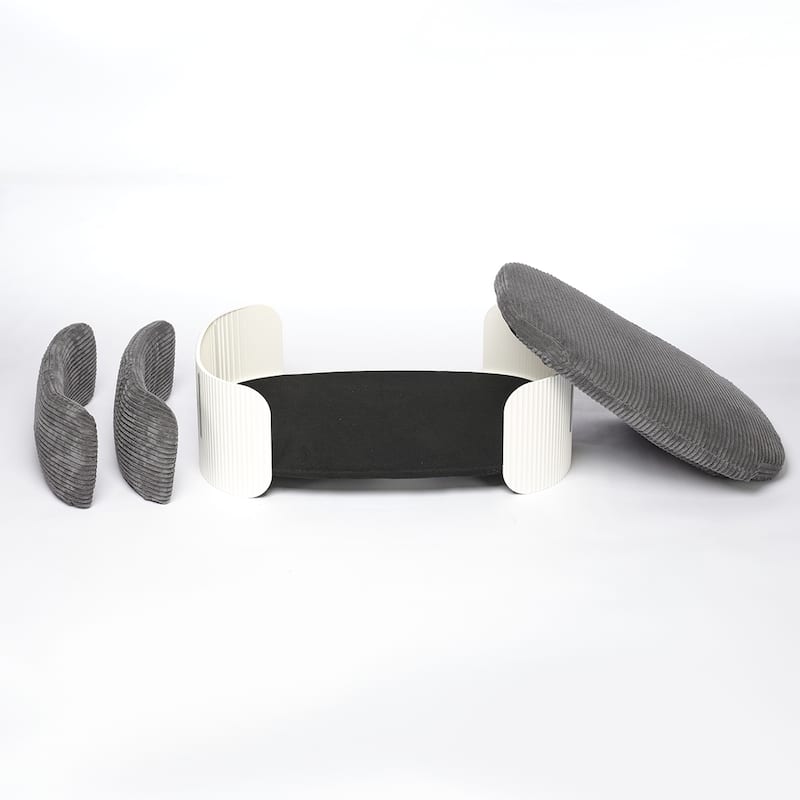 Dog Couch Bed Puppy Sofa Bed with Removable Mattress Cover - 31" W