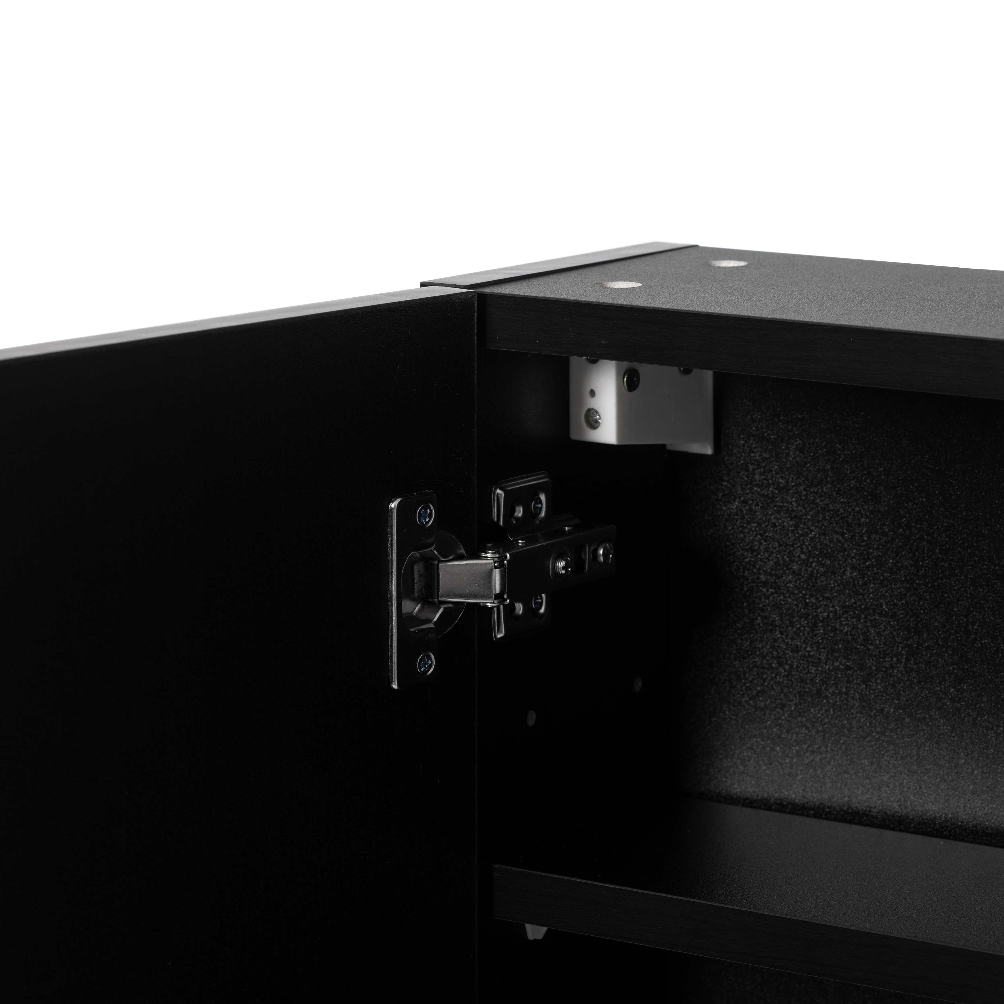 Basicwise Wall Mount Mirrored Storage Cabinet, 17.75