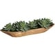 preview thumbnail 1 of 2, Uttermost 60205 Yuma 8" Tall Wood Faux Flora Planter Natural