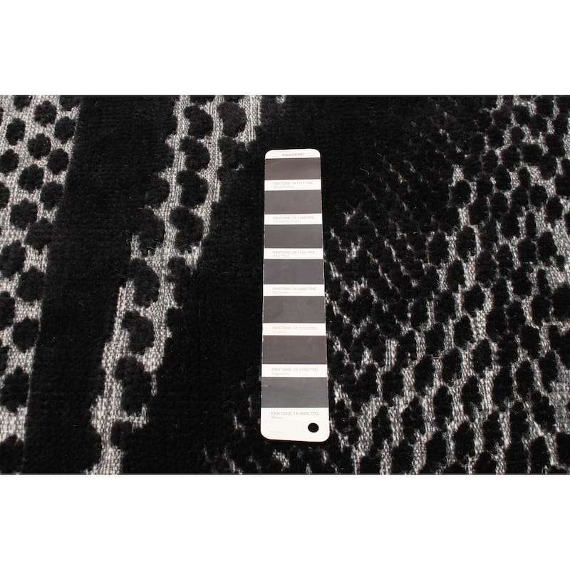 ECARPETGALLERY Hand-knotted Tangier Black Wool Rug - 2'11 x 5'2
