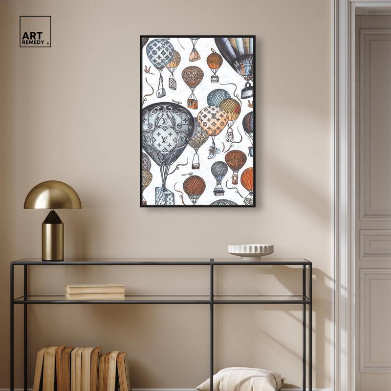 Doll Memories - Fashion Balloons Canvas by Art Remedy