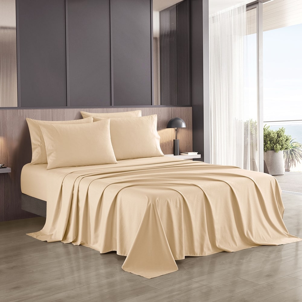 Nanshing Luxury Embossed 6-Piece Ultra Soft Sheet Set