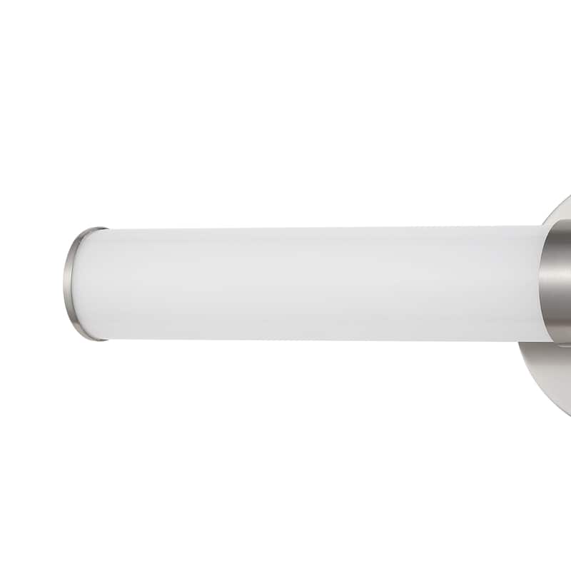 Elyse 20.13" 1-Light Industrial Mid-Century Iron Integrated LED Vanity Light, by JONATHAN Y