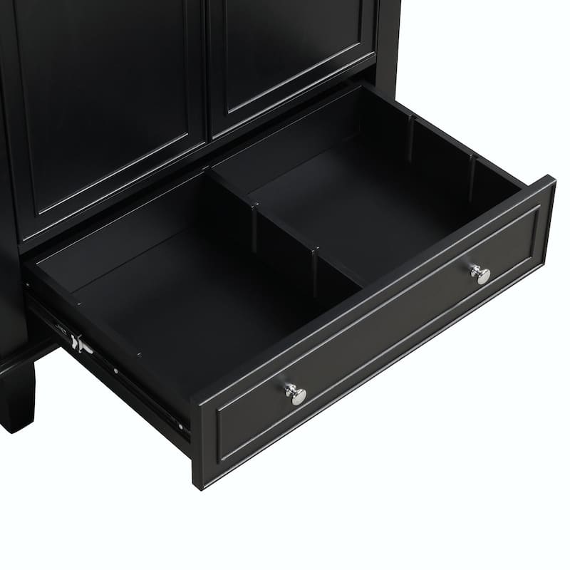 30" Bathroom Vanity with Sink Combo, Multi-functional Cabinet with Doors and Drawer