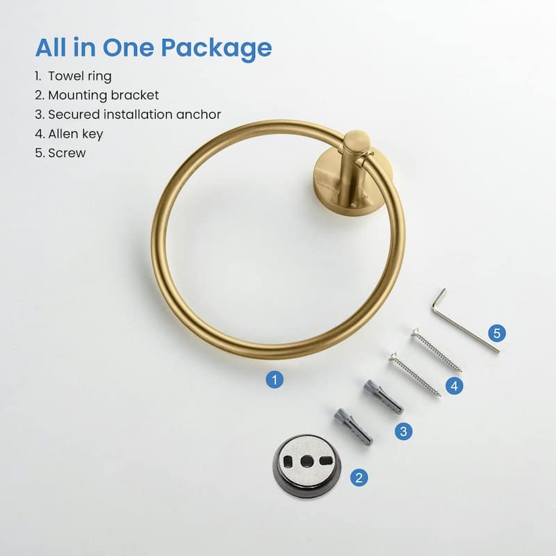 Circular Bathroom Towel Ring