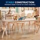 preview thumbnail 35 of 41, 23.625"W x 47.25"L Plastic Adjustable Activity Table-School Table for 6