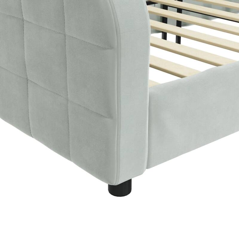 vidaXL Day Bed Upholstered Sofa Bed Daybed for Bedroom Living Room Velvet