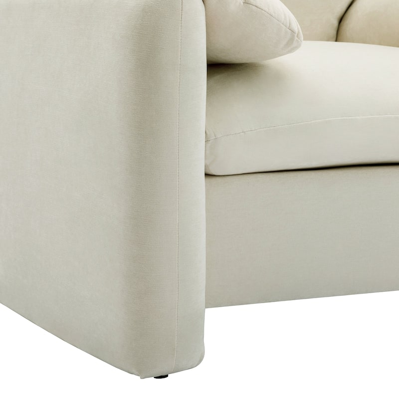 Modern Style Chenille Oversized Armchair Accent Chair Single Sofa Lounge Chair