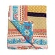 preview thumbnail 3 of 10, Greenland Home Fashions Thalia 100% Cotton Throw Quilt with Velvet Embellishments