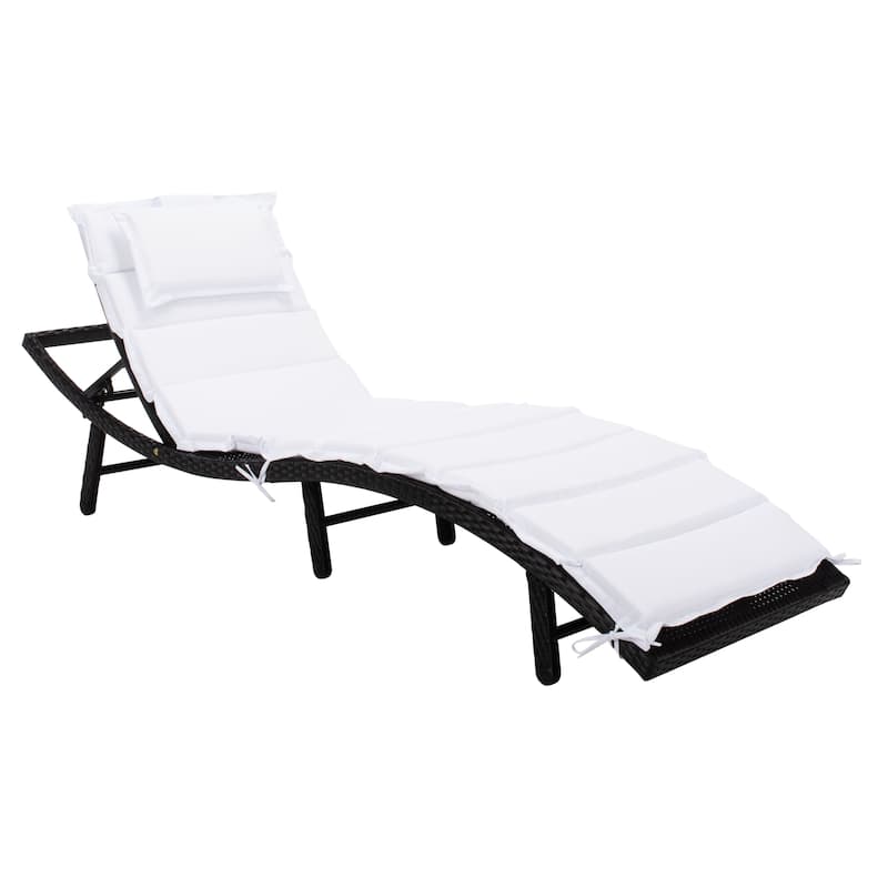 SAFAVIEH Outdoor Nihada Chaise Sun Lounger - 79Wx25Dx14H