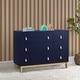 preview thumbnail 10 of 10, Legacy 6 Drawer Dresser with Leather Pulls and Interlocking Drawers