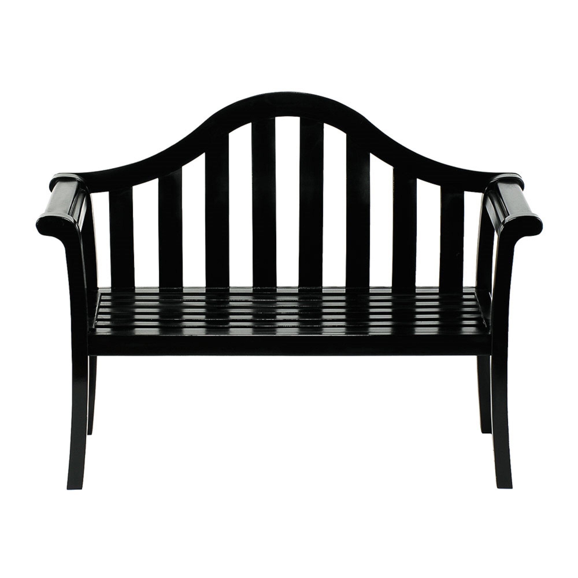 Achla designs curved backless bench 2025