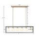 preview thumbnail 3 of 7, INK+IVY Helena 6-Light Frosted Glass Globe Linear Chandelier