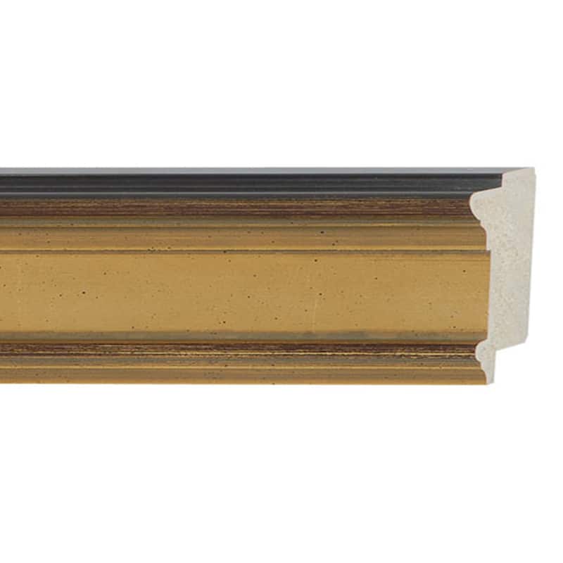 5x15 Frame Gold Plein Aire Solid Wood Picture Frame Width 2 Inches |