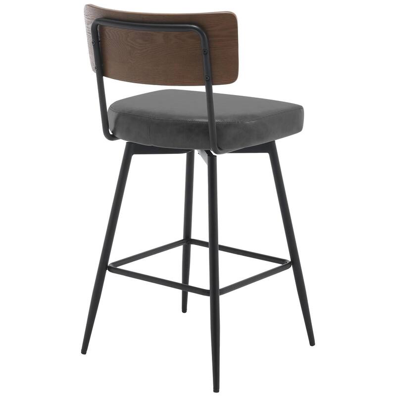 Faux Leather Upholstered Swivel Counter/Bar Stools Set of 2/3/4