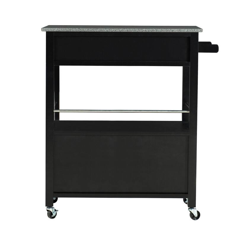 Porch & Den Bigelow Classic Mobile Kitchen Cart