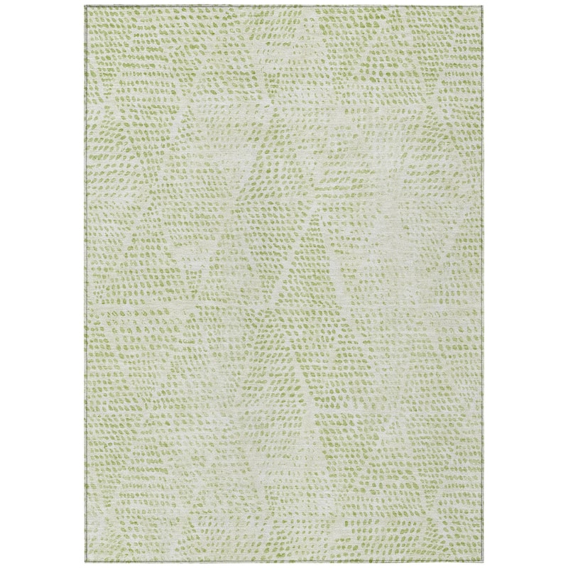 HomeRoots Geometric Transitional Rectangle Outdoor Rug