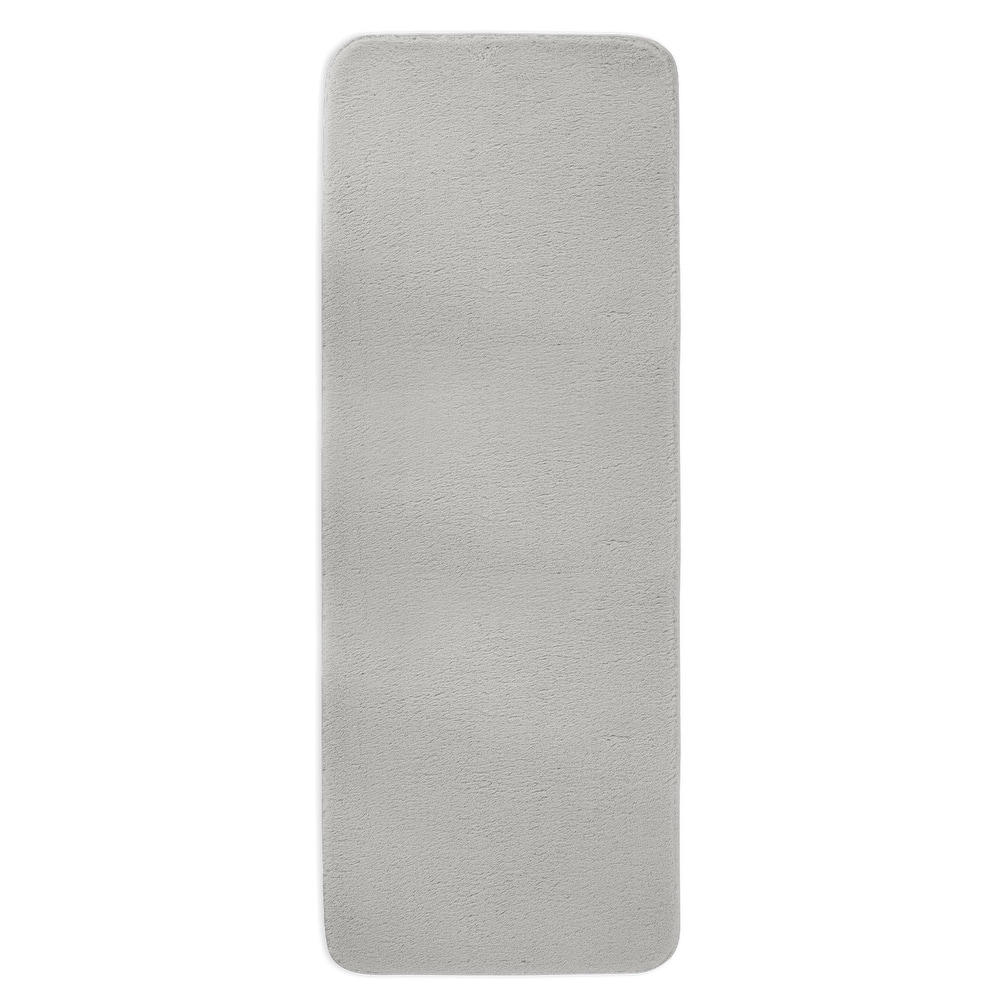 SussexHome Non-skid Ultra-thin Blended Runner Rug - 20" x 59"