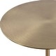 preview thumbnail 3 of 3, Uttermost Verlin Brass Drink Table