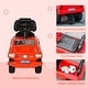 preview thumbnail 2 of 7, Red Kids Ride-On Push Car, SUV Style with Music & Storage for Toddlers