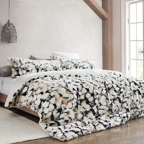 That's What an Ocelot's Tummy Looks Like - Coma Inducer® Oversized Comforter Set with White Reverse