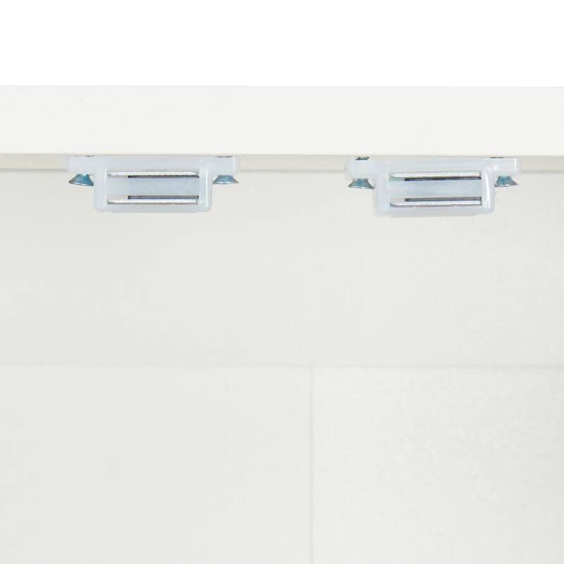 High wardrobe and kitchen cabinet with 2 doors and 3 partitions