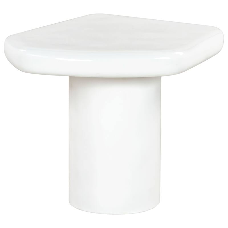 SAFAVIEH Couture Rhianna Concrete Accent Table - 24"W x 22"D x 18"H