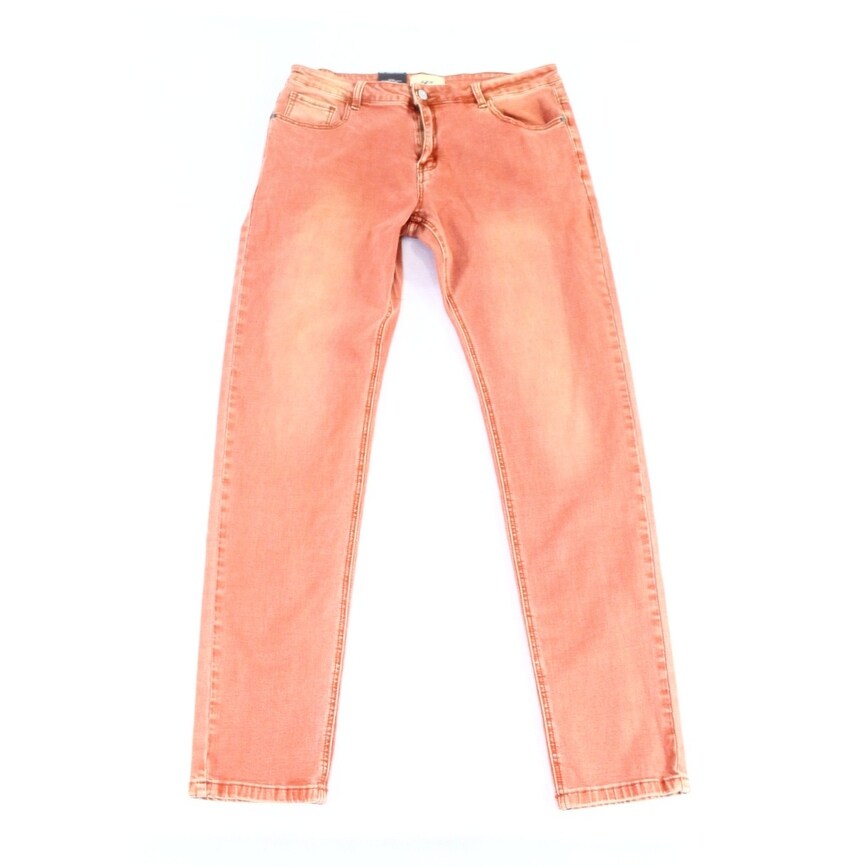 orange mens jeans