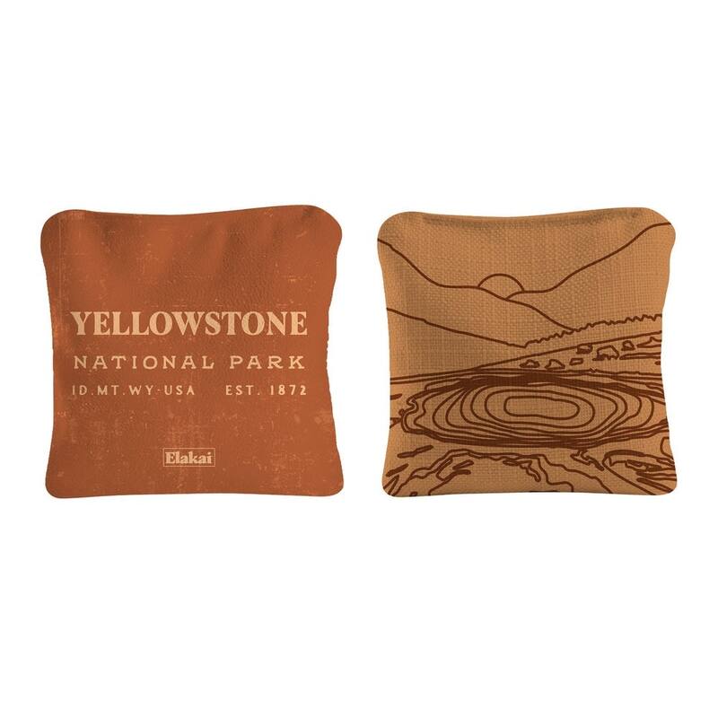 Yellowstone National Park Dual Sided Pro Cornhole Bags (Set of 4)