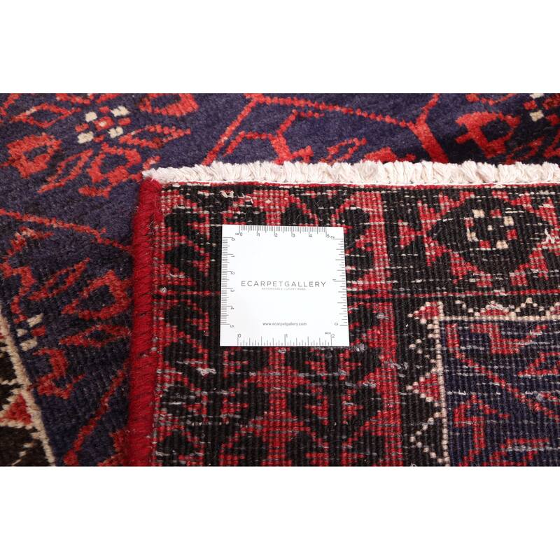 ECARPETGALLERY Hand-knotted Andelz Dark Navy Wool Rug - 3'1 x 7'0