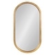 preview thumbnail 18 of 30, Kate and Laurel Travis Capsule Oval Framed Wall Mirror