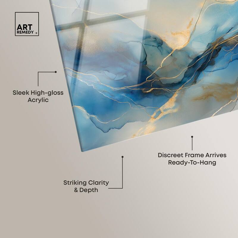 Postmodern Flow II Acrylic by Art Remedy, Ready to Hang