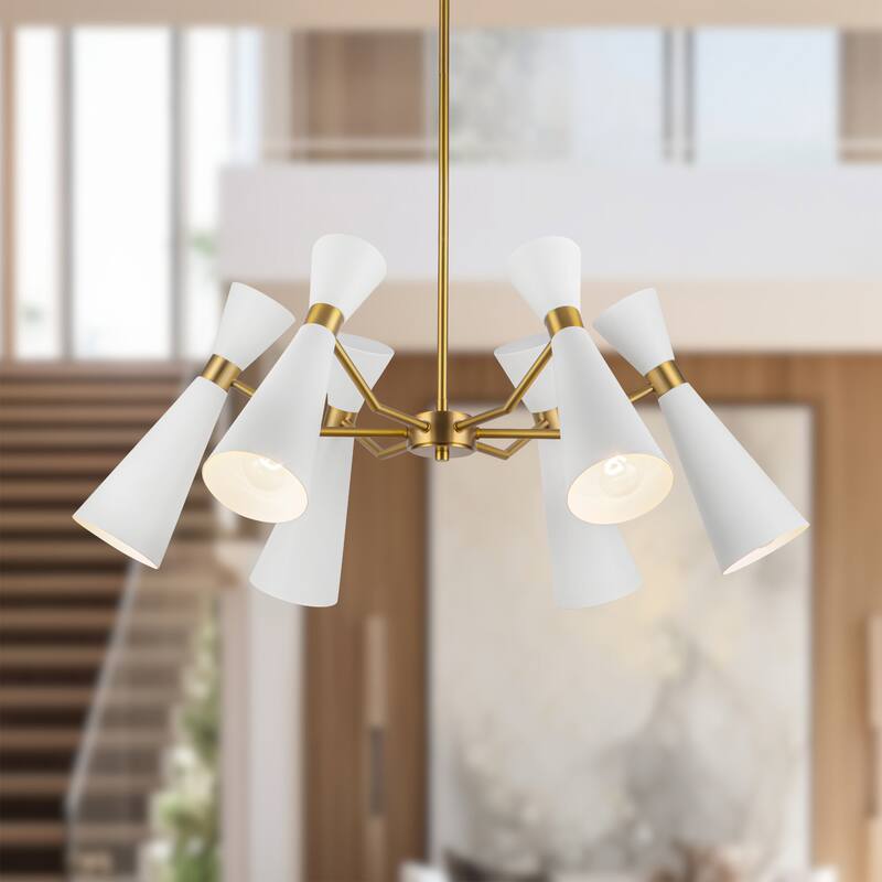 Alora Lighting CH574632 Blake 6 Light 32" Wide Chandelier