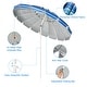preview thumbnail 20 of 27, Gymax 8ft Beach Umbrella Outdoor Patio Garden w/ Carrying Bag Sand