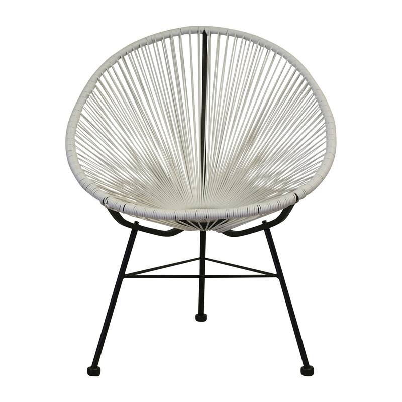 Acapulco Chair - H34.5xW28.5xD32.75 - White