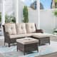 Option Brown Wicker / Beige Cusion