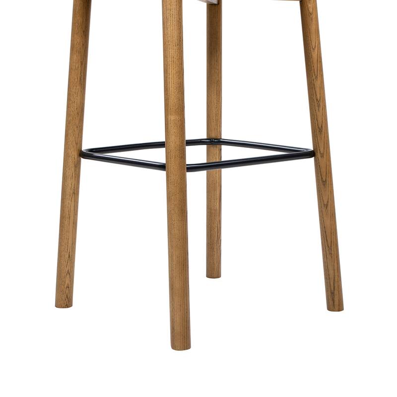 Sven 26.5" Minimalist Low Back Counter Stool