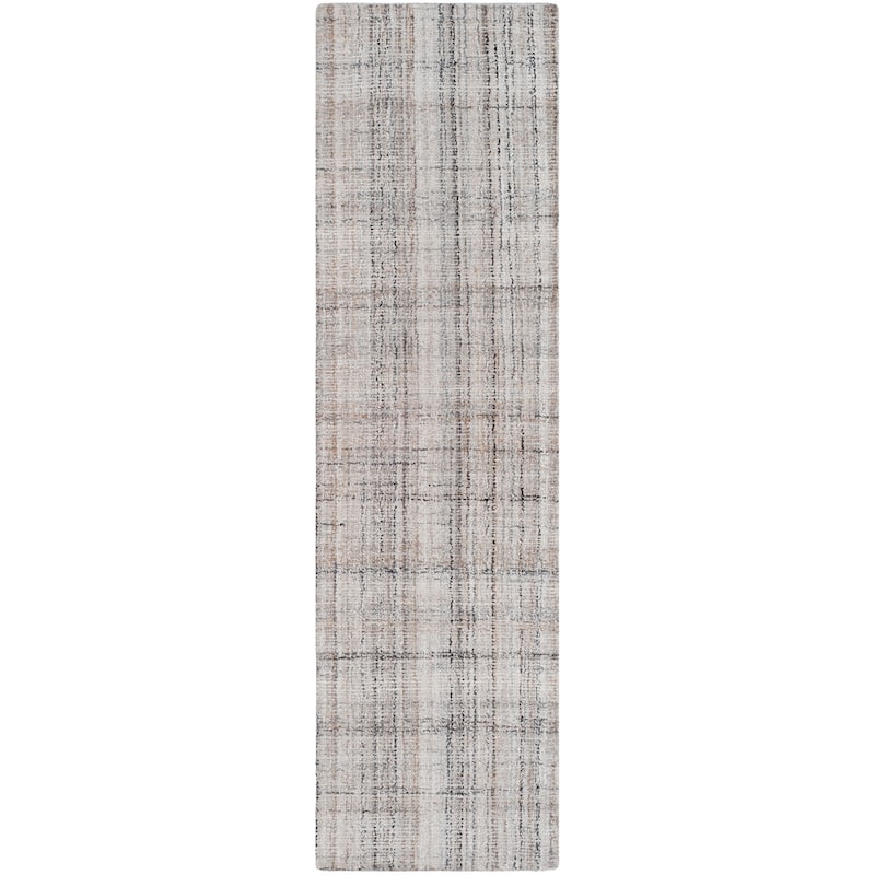 SAFAVIEH Handmade Abstract Nettie Modern Viscose Rug - 2' x 10' Runner - Camel/Black