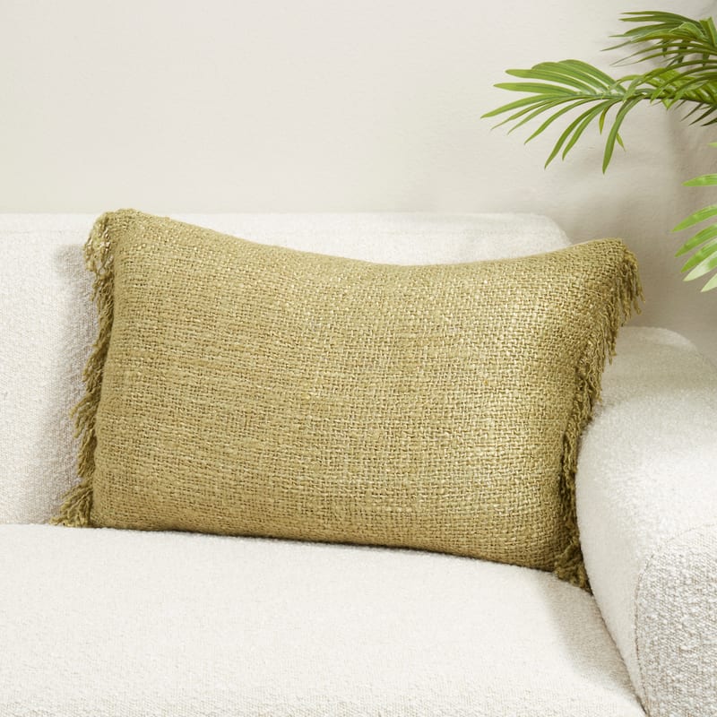 Fringe Throw Pillow