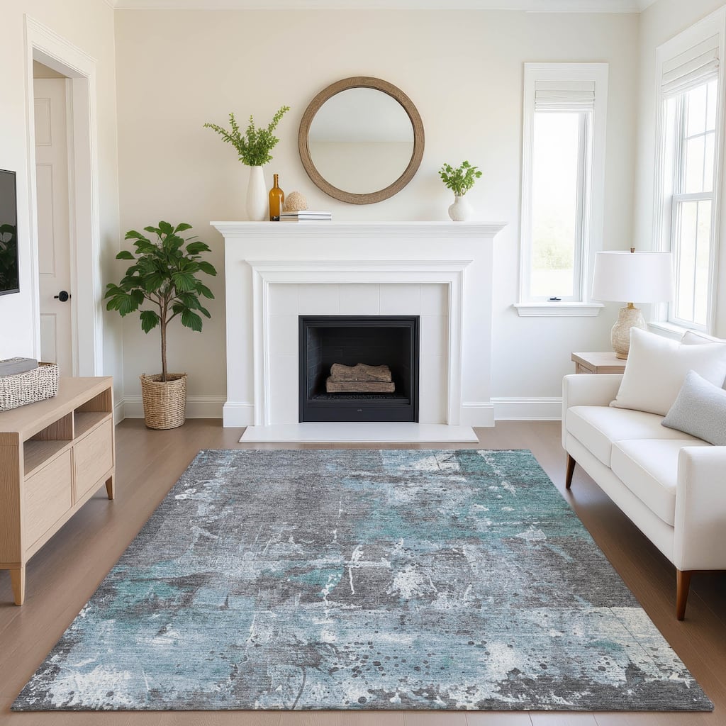 Premium Washable Super Soft Abstract Modern Mayfield Rug