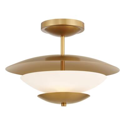 Minka Lavery 3943 Solara 3 Light 19" Wide Semi-Flush Ceiling Fixture