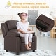 preview thumbnail 6 of 10, Deluxe Padded Kids Sofa Armchair Recliner Headrest Children w/ Storage - Single