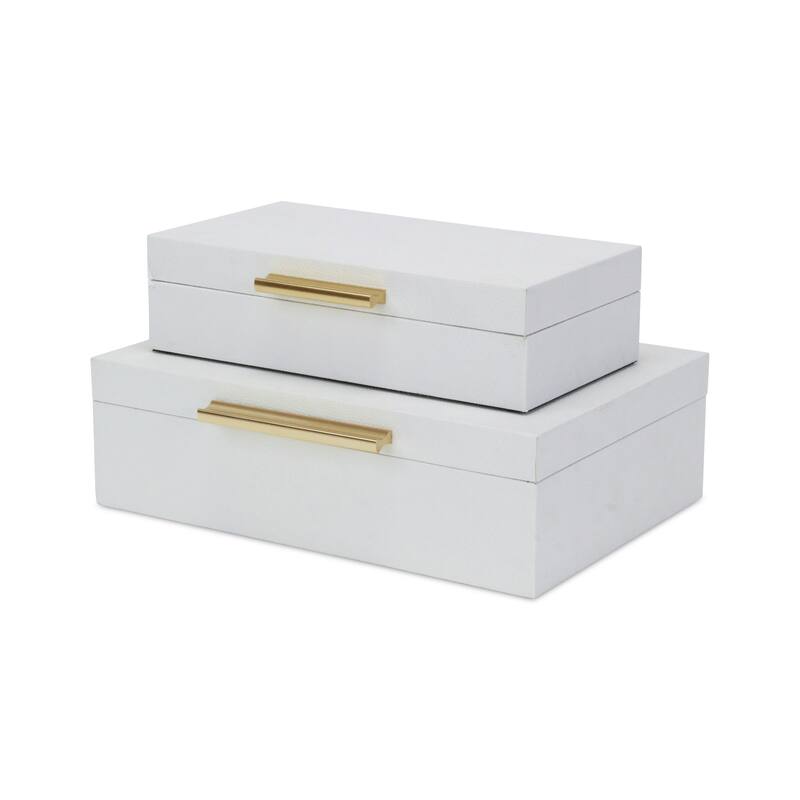 Lusan Black Vinyl Decorative Box Set