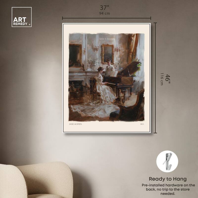 Sense and Sensibility Scene Canvas by Art Remedy