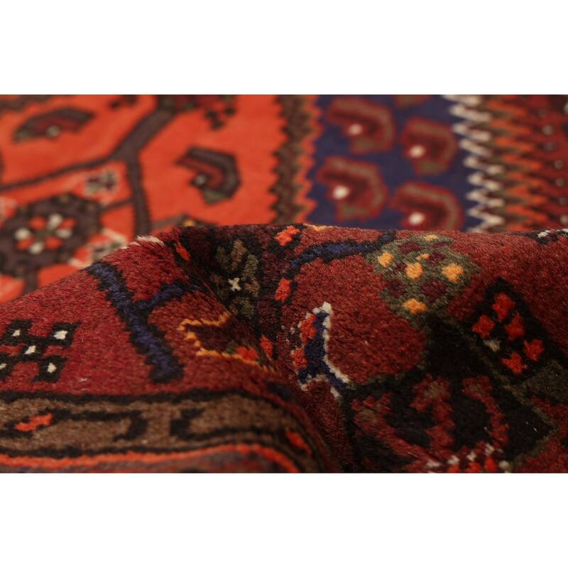 ECARPETGALLERY Hand-knotted Andelz Dark Red Wool Rug - 3'3 x 4'9