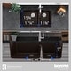 preview thumbnail 39 of 56, Karran Undermount Quartz Double Bowl Kitchen Sink
