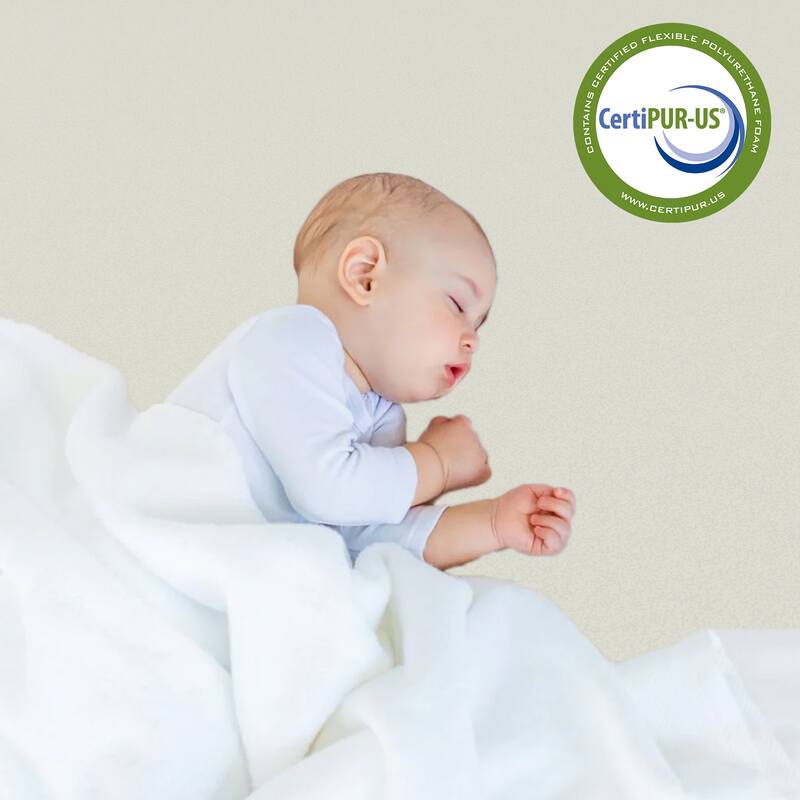 Onetan,1",2" & 3" Foam Topper, Adds Comfort to Mattress. - White